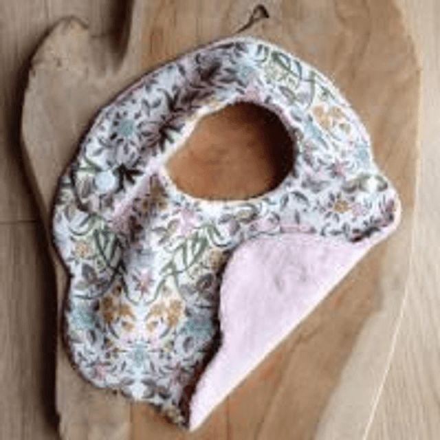 Lot de 2 bavoirs "Les petites fleurs"