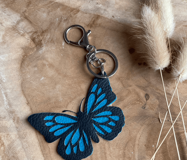 Porte clés papillon
