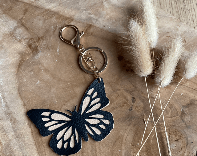 Porte clés papillon