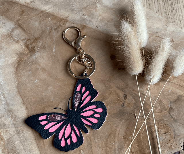 Porte clés papillon