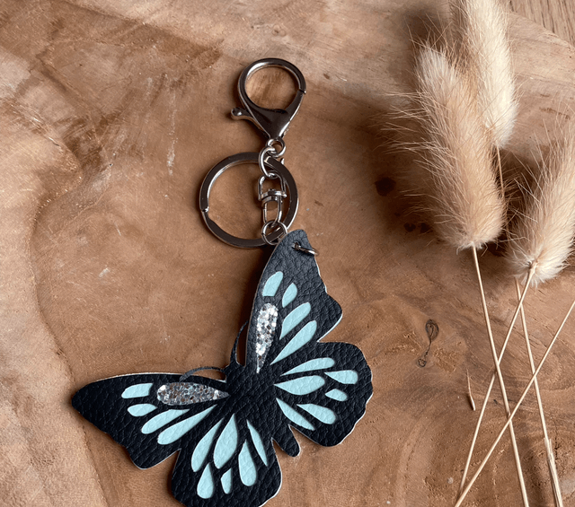 Porte clés papillon