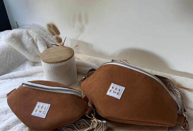 Ensemble sacs banane mère/enfant